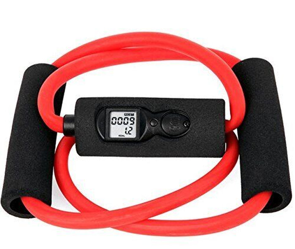 Figure 8 Yoga Resistance Band Tubing Body Workout Muscle Exercise Bowtie Pilate