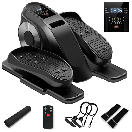 under Desk Elliptical, Electric Seated Foot & Leg Pedal Exerciser While Sitting for Seniors