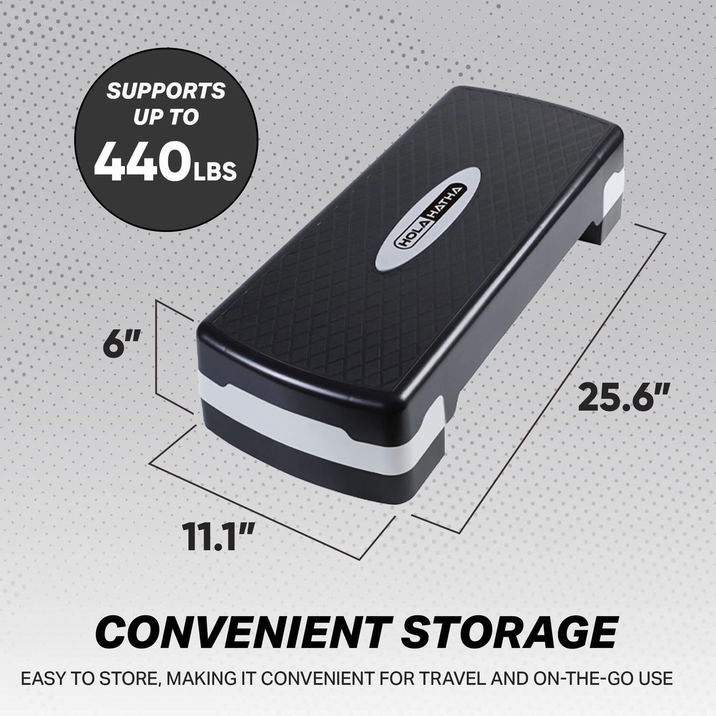 Multifunctional Fitness Aerobic Deck W/Storage Compartment,Silver