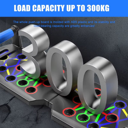 Multifunctional Push up Boards Press up Board Equipment Pushup Stands Push up Boards Exercise Board with Resistance Band